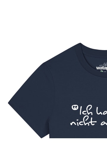 wat? Apparel T-Shirt Ich kann so nicht arbeiten in Dunkelblau