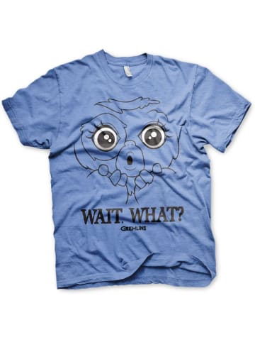 Gremlins T-Shirt "Wait. What? T-Shirt" in Blau