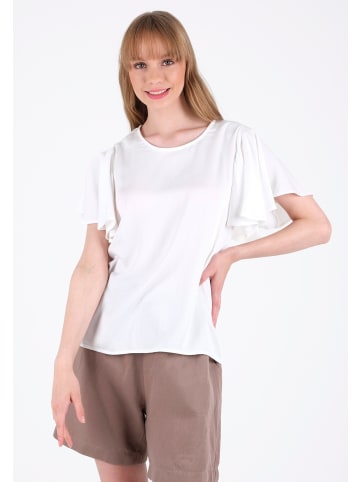 Organication Bluse "WOR15110" in Cremeweiß