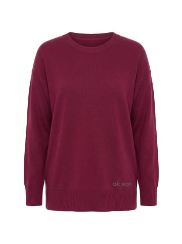 MIAMODA Pullover in weinrot