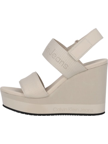 Calvin Klein Plateau-Sandaletten in eggshell