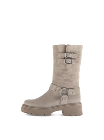 Gabor Fashion Biker Boots in beige