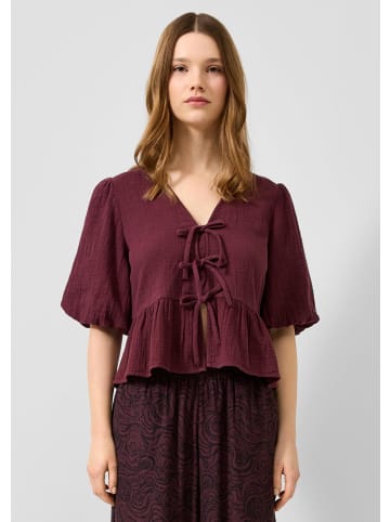 QS Bluse in 4923_bordeaux
