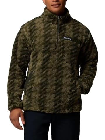 Columbia Sweatshirt Rugged Ridge High Pile Half Zip in grün