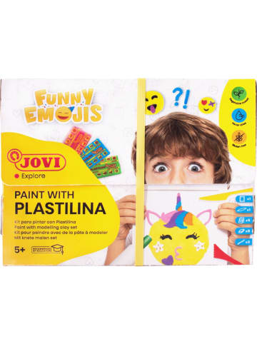 Jovi PLASTILINA Malset bunt Funny Emojis