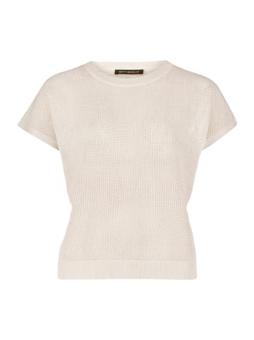Betty Barclay Lochstrick-Pullover ohne Arm in beige