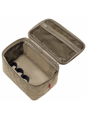 Reisenthel travelling - Beautycase 28 cm (jacquard grey) in rhombus olive