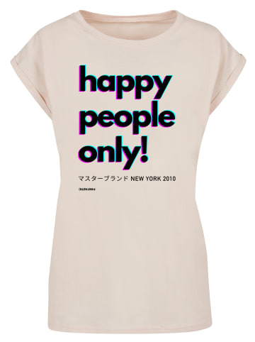 F4NT4STIC T-Shirt Happy people only New York in Whitesand