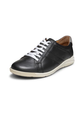 VITAFORM Softnappaleder Schnürer in schwarz