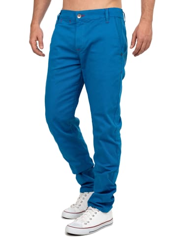 Cipo & Baxx Herren Regular Fit Hose Mid Waist in Saxeblue
