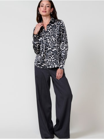 KOROSHI Women's long sleeve printed shirt in SCHWARZ