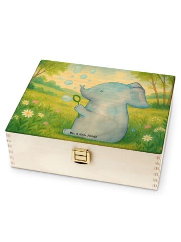 Mr. & Mrs. Panda Teebehälter Holz Elefant Seifenblasen Design oh... in Weiß