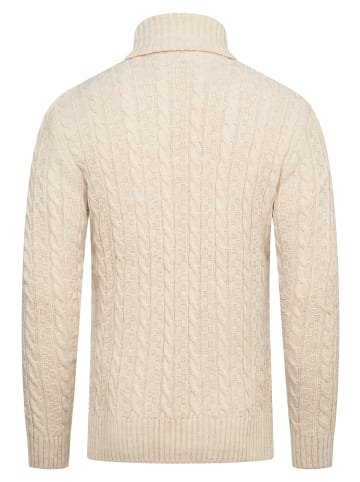 behype Strickpullover - BSLANA in Beige