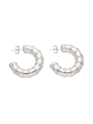 grassland Women Hoop Earrings in Silver