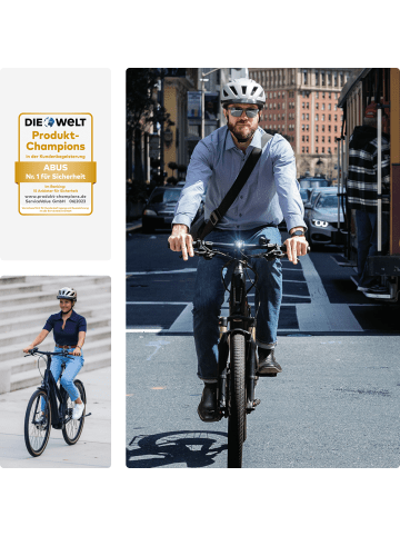 ABUS Fahrradhelm Pedelec 2.0 in signal yellow
