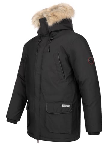 Geographical Norway Winterjacke in Schwarz