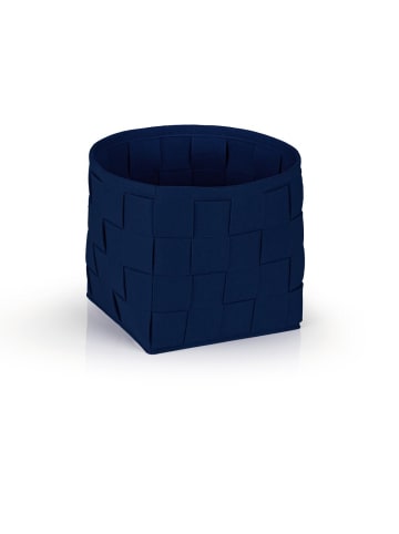 N8WERK Aufbewahrungskorb Filz 32cm dunkelblau  Blau