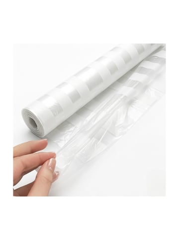 COFI 1453 Abdeckfolie 2er Set je 120 x 120 cm - Tischfolie, Baufolie in Transparent