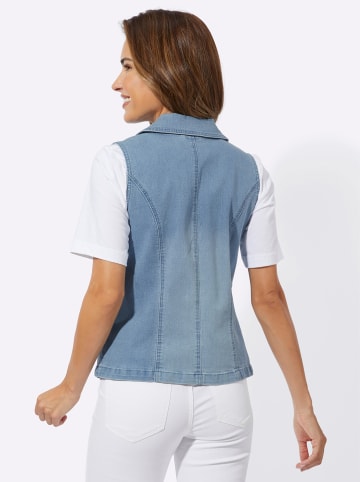 Sieh an! Jeansweste in blue-bleached