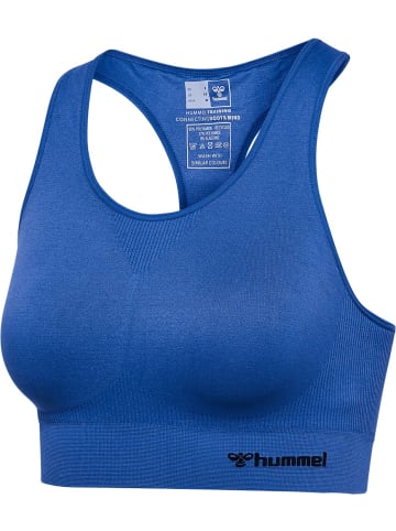 Hummel Sportshirt "Hmltif Seamless Sports Top" in Blau