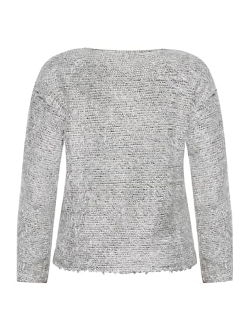 Betty Barclay Sweatshirt mit Kordelzug in Cream/Khaki