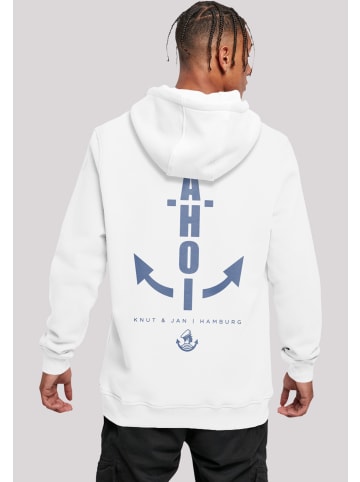 F4NT4STIC Hoodie AHOI Knut & Jan Hamburg in weiß