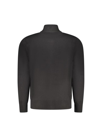 Coveri Moving Schwarz Viskose Herren Strickjacke