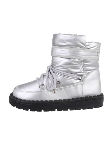 Ital-Design Stiefelette in Silber