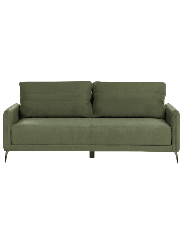 Beliani 3-Sitzer Sofa HEMING in Grün - (W) 200 x (H) 88 x (L) 90 cm