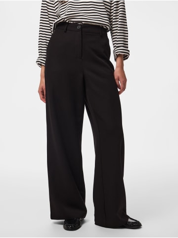 Pieces Hose mit weitem Bein in Black