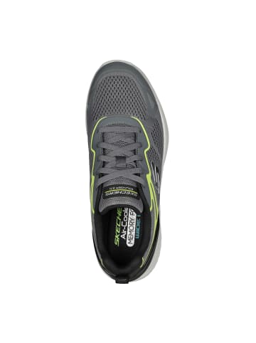 Skechers Sneaker "BOUNDER 2.0 ANDAL" in Dunkelgrau / Lime