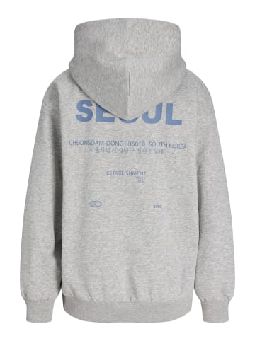 JJXX Kapuzenpullover in Light Grey Melange