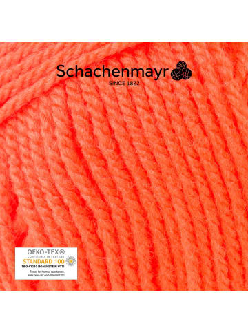 Schachenmayr since 1822 Handstrickgarne Bravo, Pack in Neon Orange