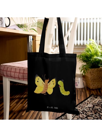 Mr. & Mrs. Panda Schultasche Raupe Schmetterling ohne Spruch in Schwarz