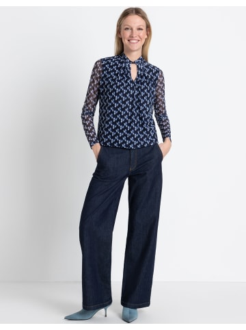 More & More Blusenshirt in ikat dots print