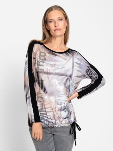 Heine Langarmshirt in sand-ecru-bedruckt