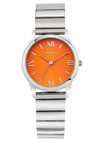 SURI FREY Armbanduhr SFY Jessy in silber orange