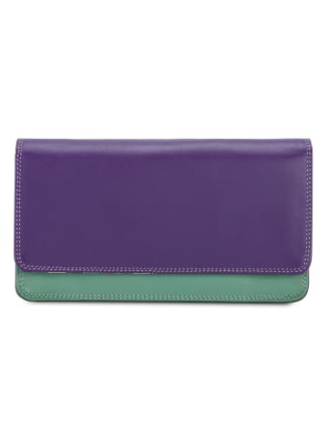 MYWALIT Medium Matinee Wallet Geldbörse Leder 17 cm in orchid