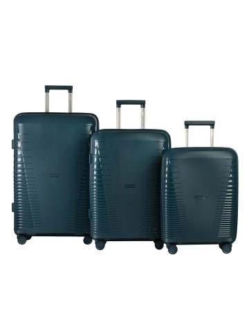 Worldpack Havanna 4 Rollen Kofferset 3-teilig in petrol