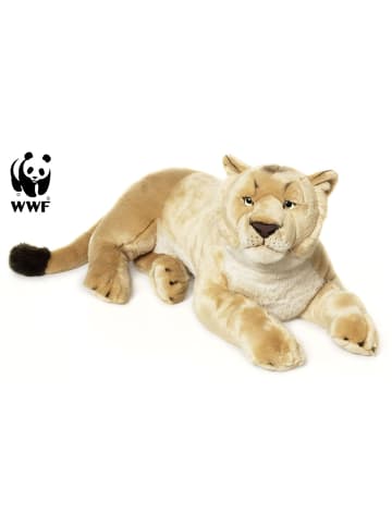 WWF Plüschtier - Löwin (liegend, 81 cm) in braun