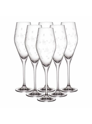 Villeroy & Boch 6er Set Sektgläser Toy's Delight in Transparent 260 ml in transparent