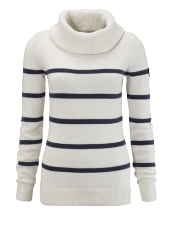 Kangaroos Rollkragenpullover in wollweiß-marine