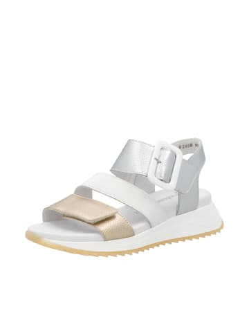 rieker Sandalen in gold/paper/silber