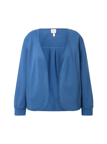 Ulla Popken Sweatjacke in denimblau