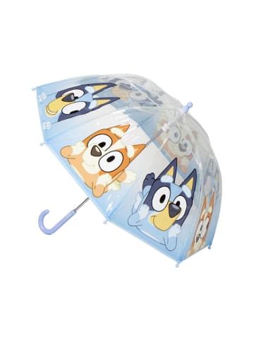 Bluey Regenschirm Ø71cm – Puddle Kinderschirm transparent