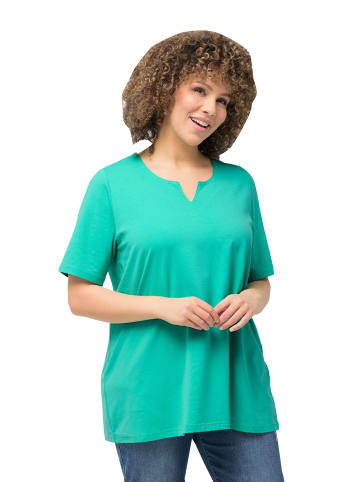 Ulla Popken Shirt in türkisgrün