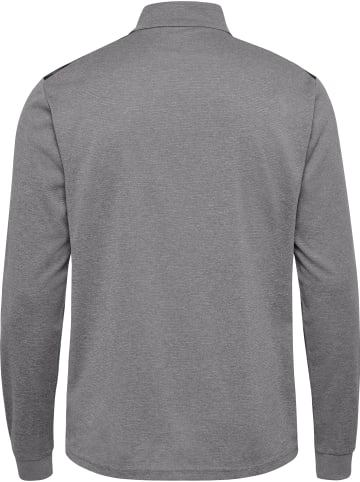 Hummel Hummel Halbreißverschluss Sweatshirt Hmlauthentic Multisport Herren in GREY MELANGE