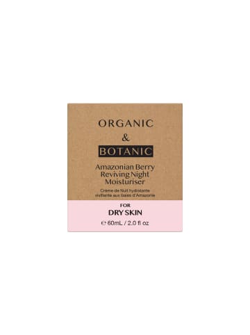 Organic & Botanic  OB Amazonian Berry Night Moisturiser 60ml 