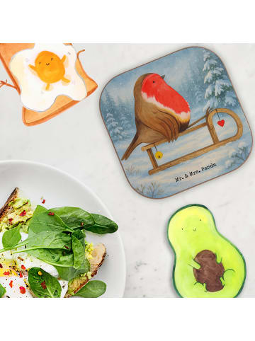 Mr. & Mrs. Panda Tischschoner Rotkehlchen Schlitten Design ohne ... in Weiß