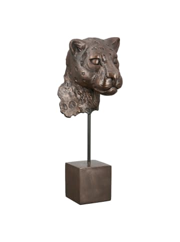 GILDE Skulptur Antique bronzefarben - (H) 46 cm